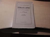 IZBRANI SPISI J. MENCINGER 4. ZVEZEK ABADON MATICA SLOVENSKA 1927