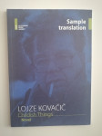 LOJZE KOVAČIČ, CHILDISH THINGS, NOVEL