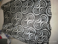 Krilo z vzorci, črno-belo, vel.38