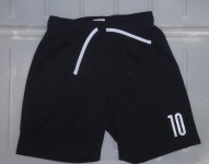 Črne kratke hlače za fanta šport H&M št. 134/140, 8-10 let