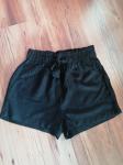 Dekliške kratke hlače v črni barvi H&M, št. 134/140