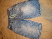 Fantovske kratke hlače-jeans barve z elastičnim pasom, vel 128-134