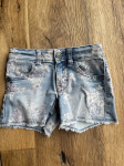 Jeans kratke hlace benetton 100, 3-4 leta