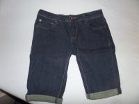 Jeans - raztegljive, kratke hlače, št. 164 (NOVE)