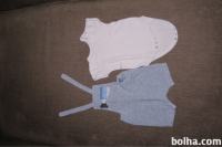 Kratke hlače na naramnice, komplet - vel.9-12 mes - KOT NOV