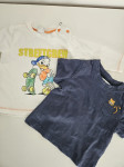 več kosov kratke hlače in majice hm okaidi Disney 56-62