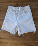 Bele jeans kratke hlače, Stradivarius, 32