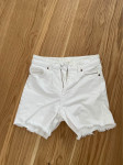 Bele kratke jeans hlače H&M vel. 36