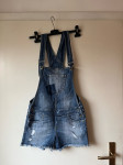 Zenske kratke hlace jeans kombinezon, Benetton, XS