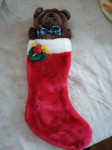 Prodam božično nogavico z medvedkom