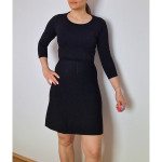 Črna pletena obleka s'Oliver (nova) - 34