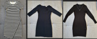 Kratke obleke prozivajalca Calvin Klein, Esprit, Marx (velikosti M)