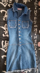 Obleka jeans S