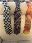 3 X SVILENE KRAVATE KOT NOVE