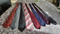 Moške svilene  kravate znamke J.G. CARNIOLUS by Mura 8 kom.