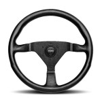 Volanski obroč Momo MonteCarlo Black Leather 350mm
