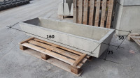 Betonska korita za svinje (dolžine 160 cm)