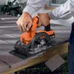 Black+Decker Baterijska krožna žaga 18 V BDCCS18 140 mm