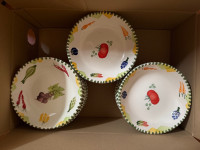 35 kos rustikalnih solatnih krožnikov – 23 cm (rabljeni)