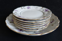 Lomonosov vintage ruski set za desert, 7 delov, serija My dear lady