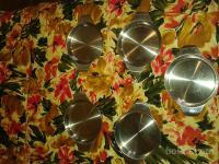 Mali inox krožniki, podstavki