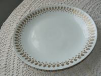 Retro velik servirni okrogel krožnik, porcelan