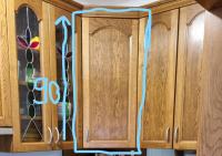 Kuhinjski element zgornji kotni 60 x 60 x 90 brez vrat