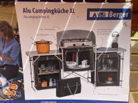Kamp kuhinja alu Berger xl, campingaz hladilna torba 12, 220v Medusa