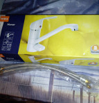 Nova bela kuhinjska pipa Manar