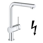 Kuhinjska armatura Grohe Minta vrtljiva izvlečna 31397000