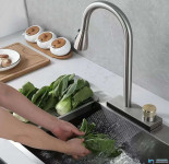 Kuhinjska armatura s širokim vodnim slapom | Pipa EYN KW1599
