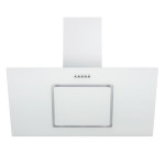 Respekta Poševna napa CH22010WBZ 60 cm Steklo Bela ER: B