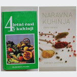 { KULINARIKA } •komplet• ○2 knjigi o zdravi prehrani
