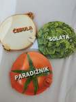 Magnetni recepti - SOLATA, ČEBULA in PARADIŽNIK