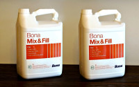 Bona Mix & Fill kit za parket, polnilo, kitanje, lakiranje, lak