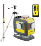 NIVEL SYSTEM Križni linijski laser, zeleni ž. CL4D-G + SJJ-M1EX + RD80