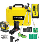 NIVEL SYSTEM Križni linijski laser, zeleni ž. CL4D-G + SJJ-M1EX + RD80