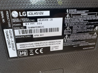 Tv Lg 43lh510v počen ekran