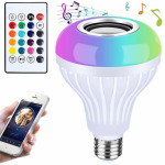 RGB LED žarnica 7W in bluetooth zvočnik + daljinski upravljalnik