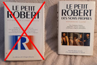 Le Petit Robert Francoski slovar imen