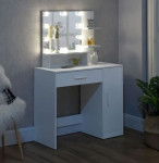 Toaletna mizica Zoey z LED osvetlitvijo - Z DOSTAVO