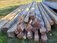 stare grede, trami razlicnih dimenzij, dolžina 5,80m, 14x16 cm