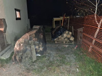 Smrekove lege trami streha