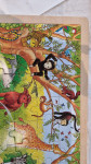 Goki lesena sestavljenka AFRIKA z afriškimi živalmi