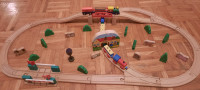 Lesena železnica in vlak