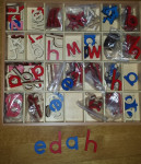 Lesene črke Montessori