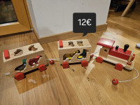 Lesene igračke - različne komplet 30€