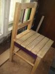 Otroški stolček, lesen