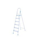 GEKO G02418 Aluminijasta 6-stopenjska lestev, 150 kg