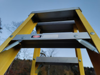 Lestev A 2x10 stopnic fiberglass aluminij 2,85 m